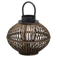 Brown Bamboo Lantern - Available in 2 sizes image 1