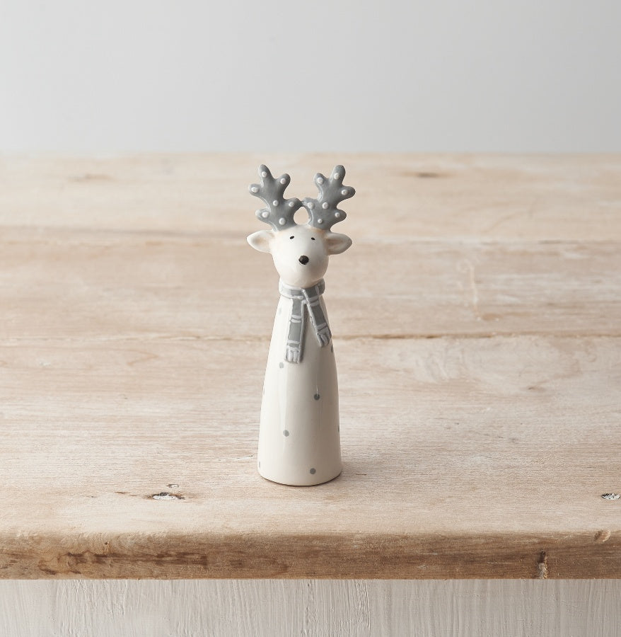 Porcelain Reindeer 11cm image 0
