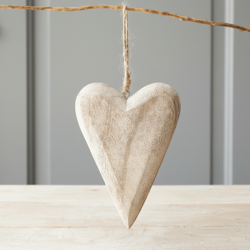 Wooden Heart 18cm