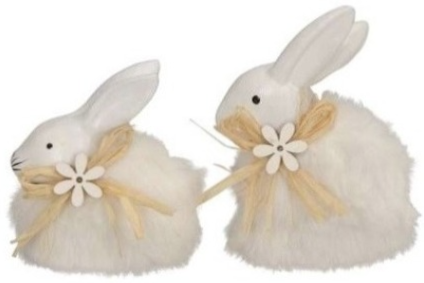 Pair of Easter Bunnies image 0