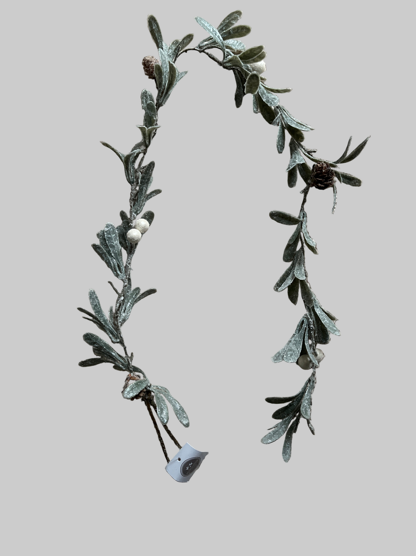 Christmas Garland with Pinecones