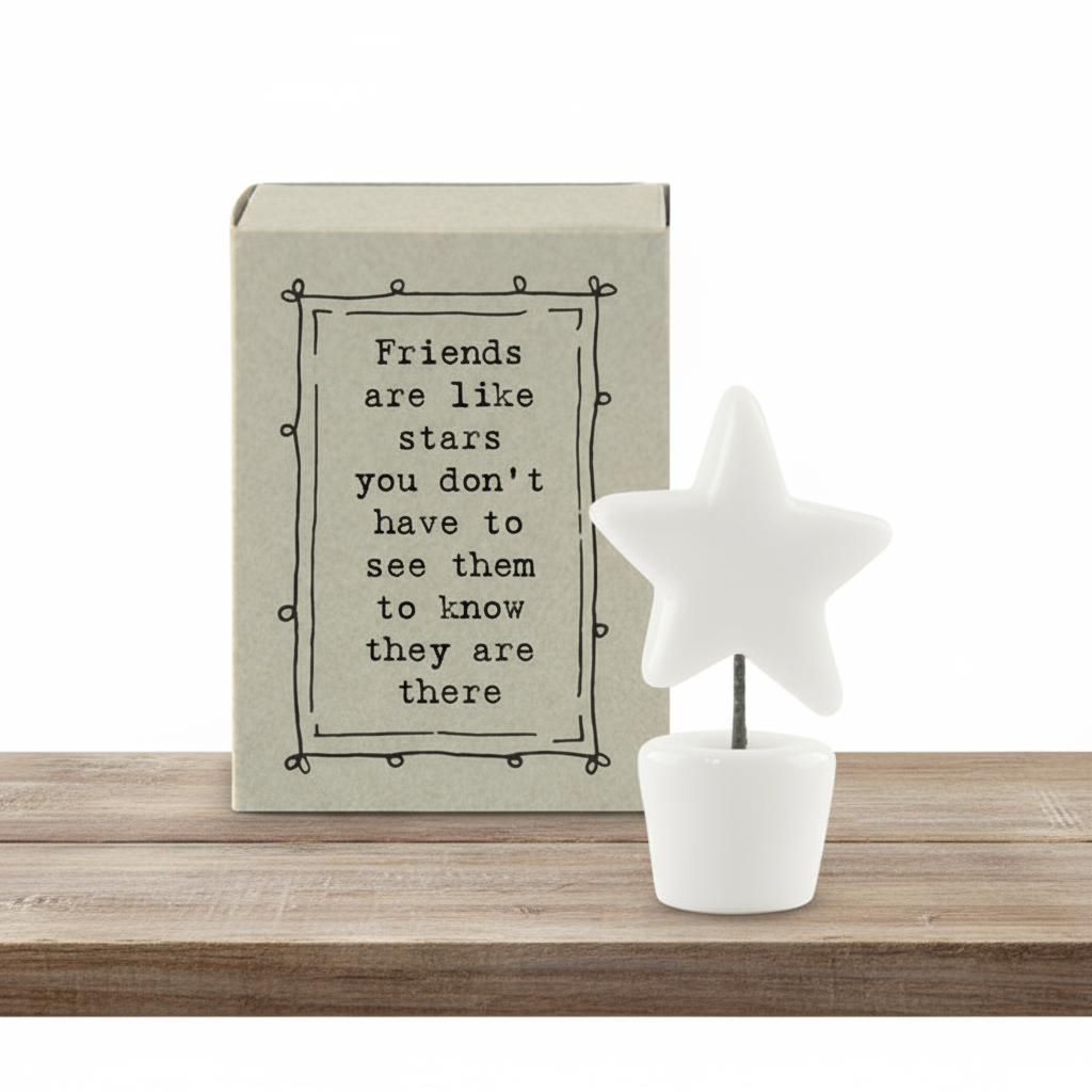 East of India Porcelain Star