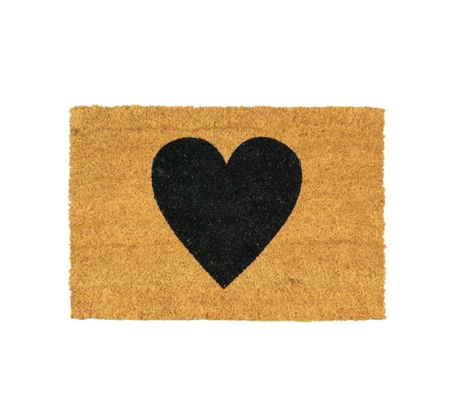 Black Heart Doormat image 2