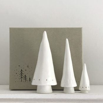 Porcelain Set of 3 Trees image 0