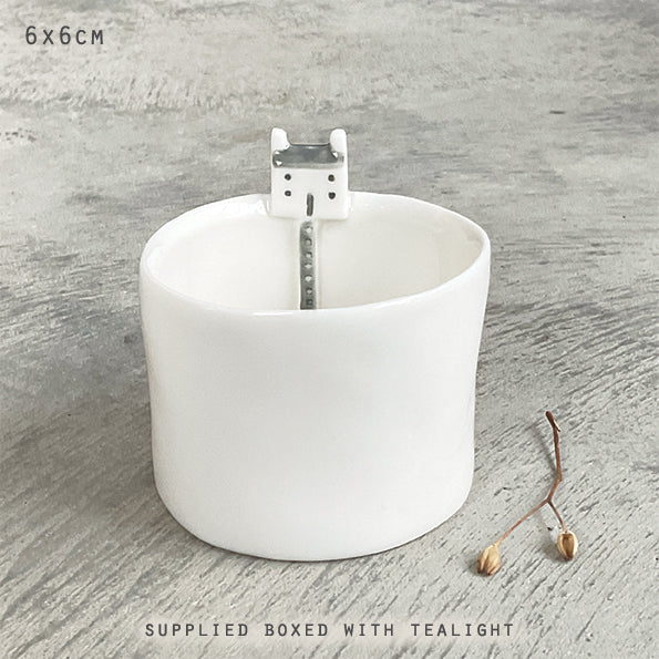 Porcelain Tea Light Holder image 1