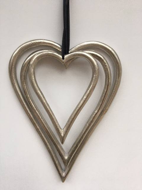 Silver Heart - Available in 3 sizes image 1