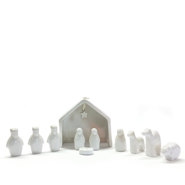 East of India Porcelain Nativity Set