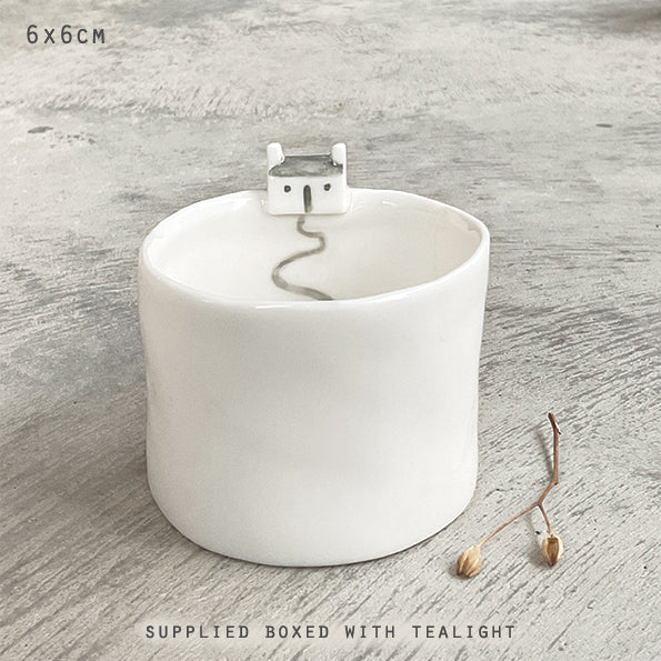 Porcelain Tea Light Holder image 0