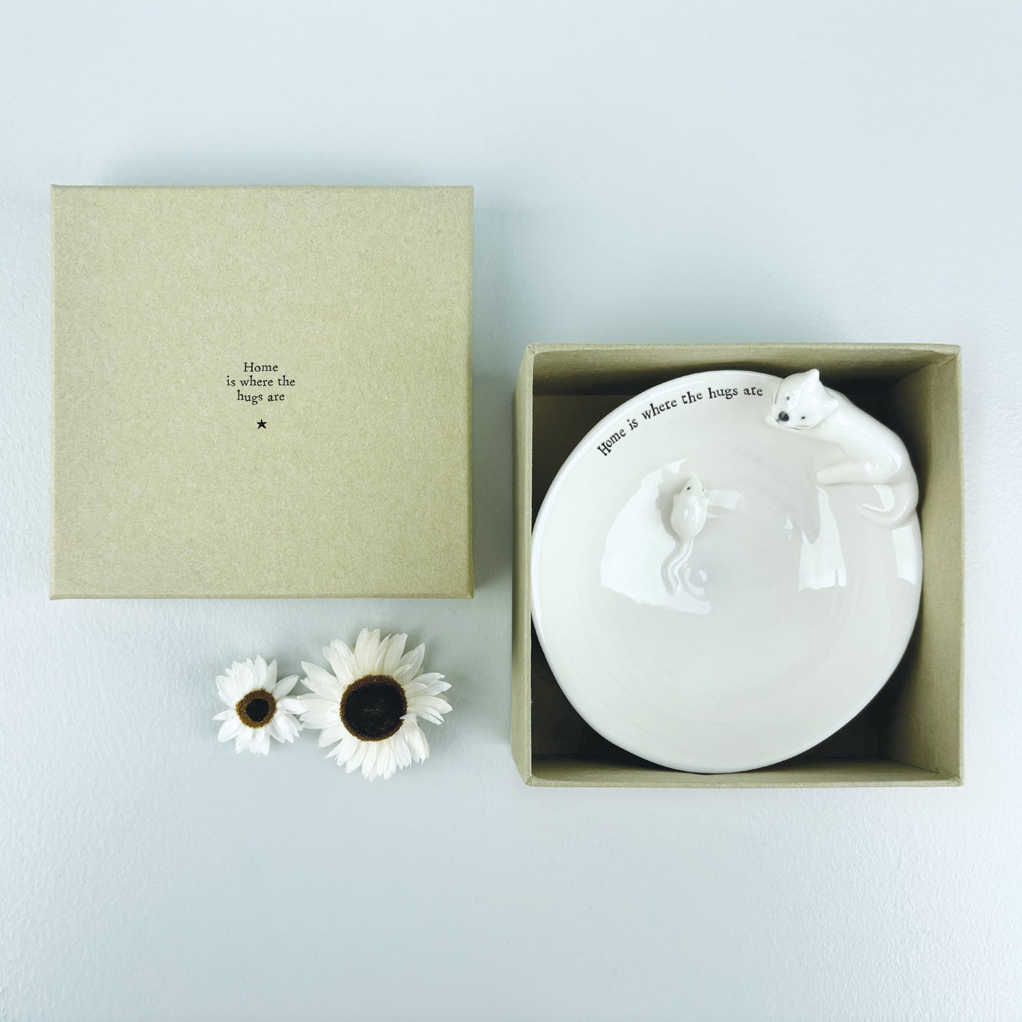 Porcelain Bowl - Cat & Mouse image 1