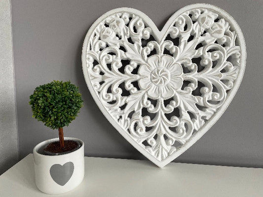 Carved Heart Plaque image 0