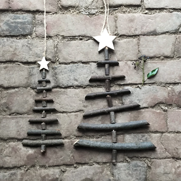 Hanging Twig Christmas Trees image 0