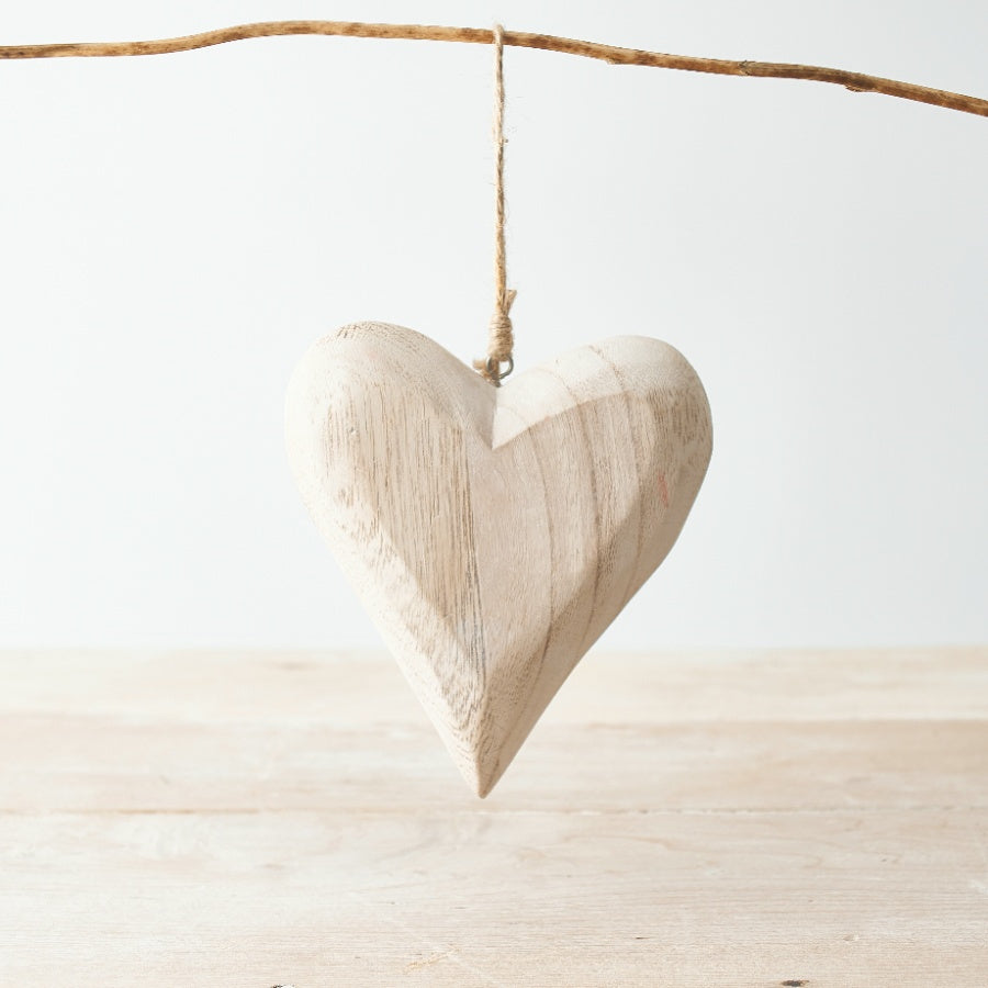 Wooden Heart 12cm