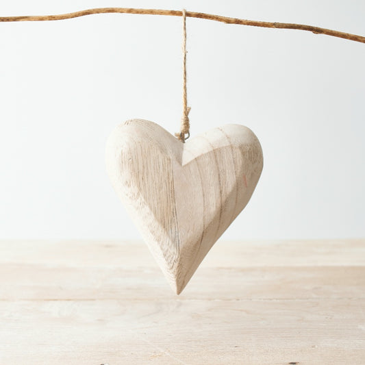 Wooden Heart 14cm