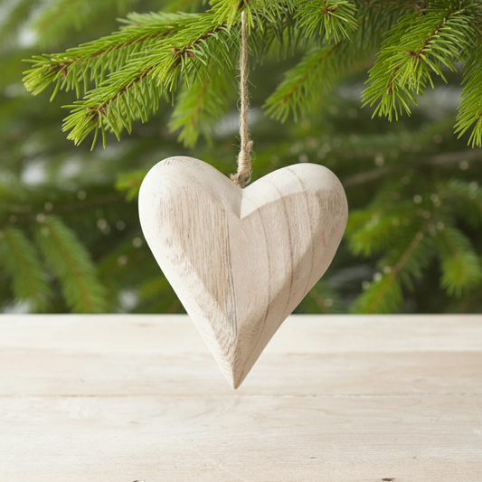 Wooden Heart 12cm