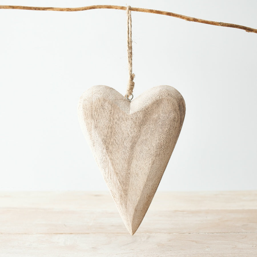Wooden Heart 16cm