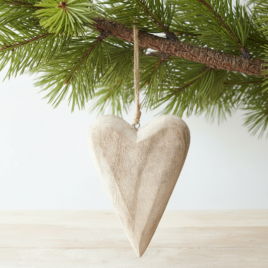 Wooden Heart 16cm