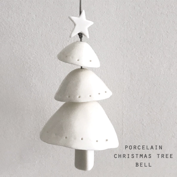 East of India Porcelain Hanging Christmas Tree
