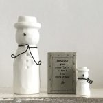Porcelain Snowman image 0