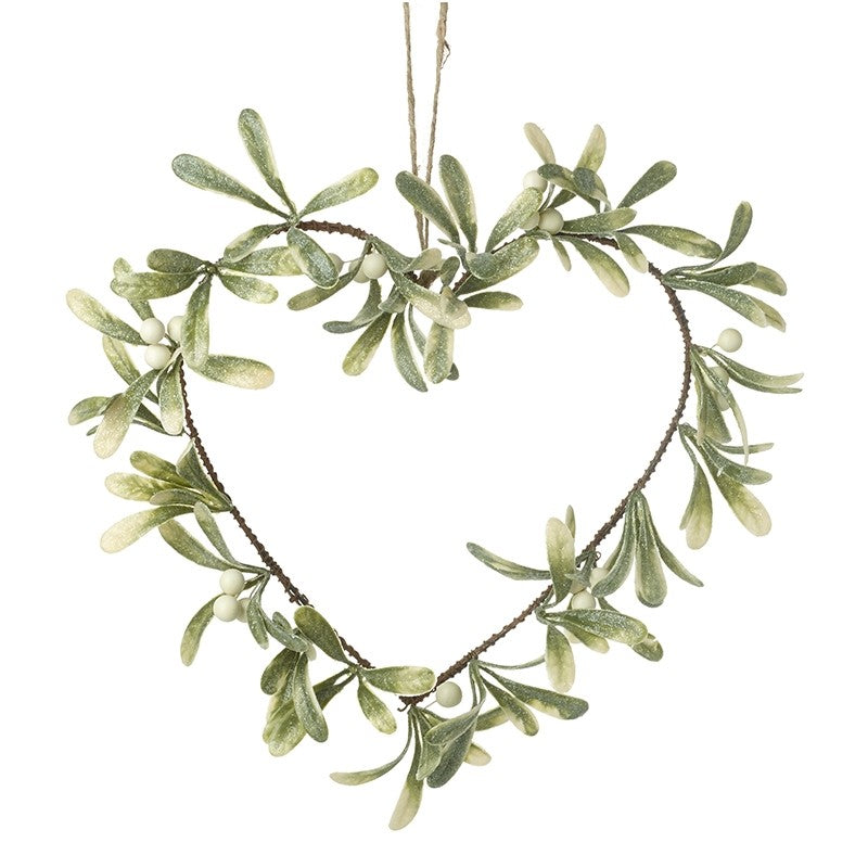 Mistletoe Hanging Heart image 0