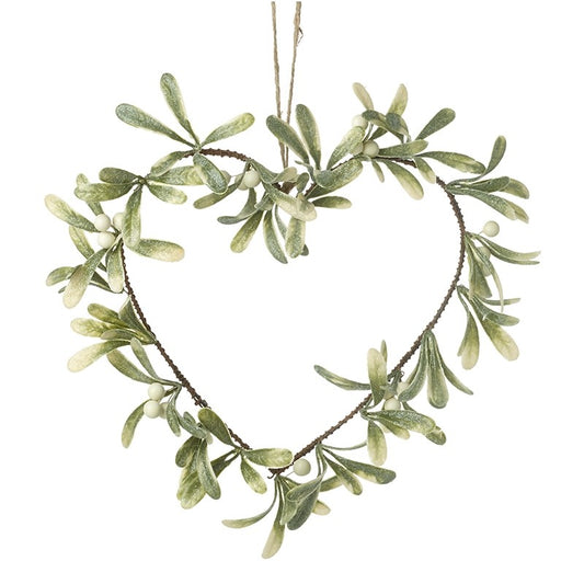 Mistletoe Hanging Heart image 0