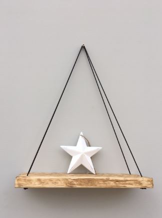Rustic Hanging Shelf image 0