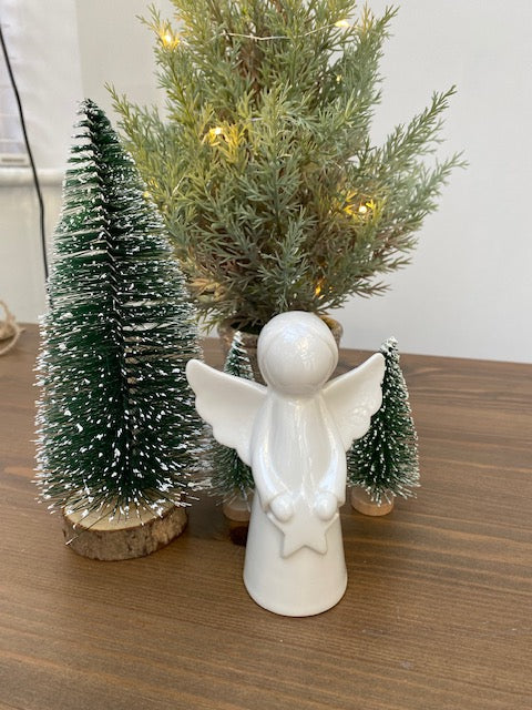 White Ceramic Angel image 2
