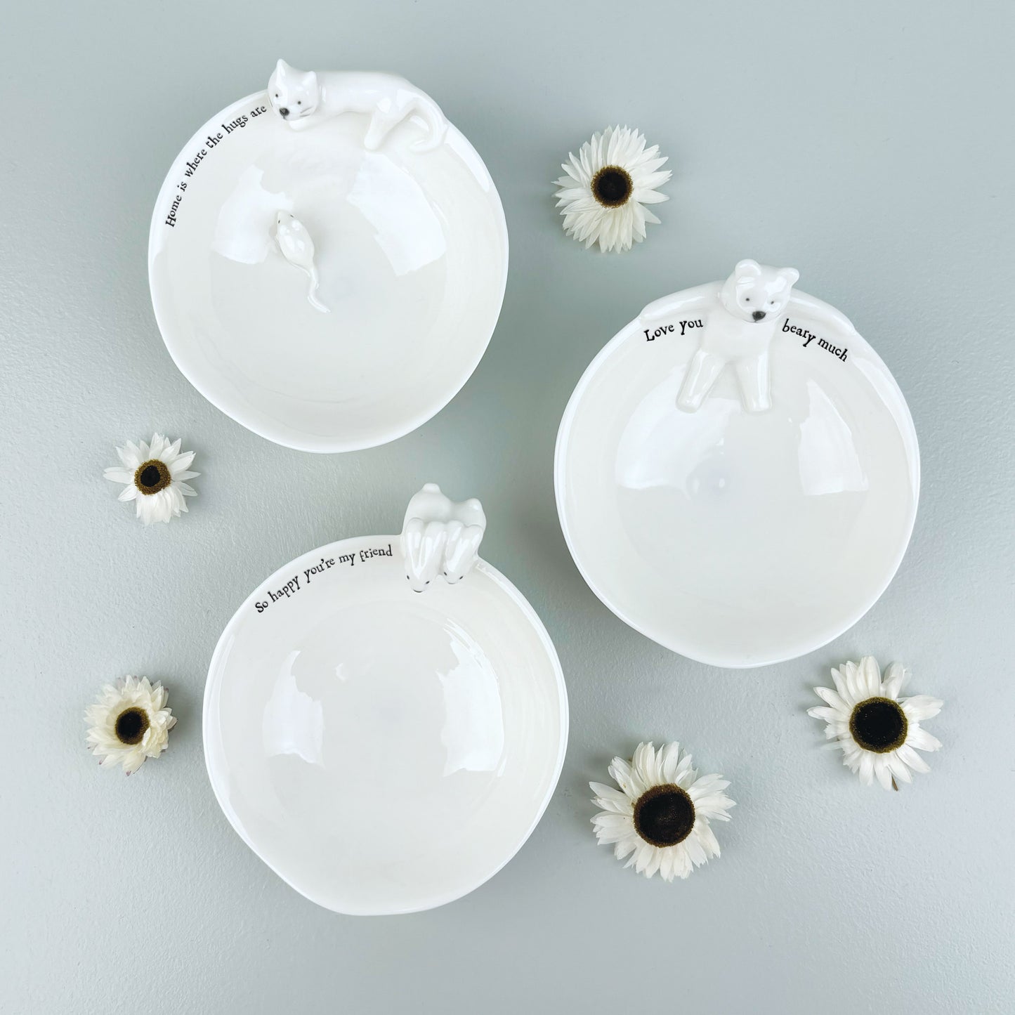 Porcelain Bowl - Cat & Mouse image 3