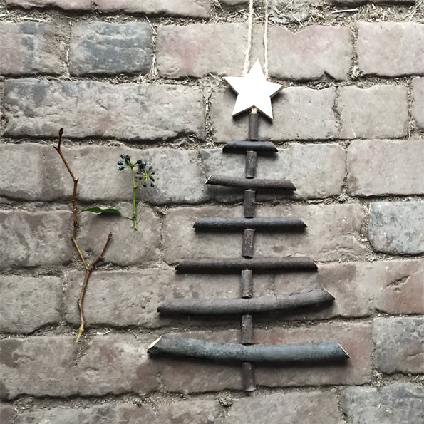 Hanging Twig Christmas Trees image 1