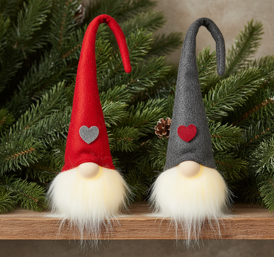 Glowing Gonk - grey/red