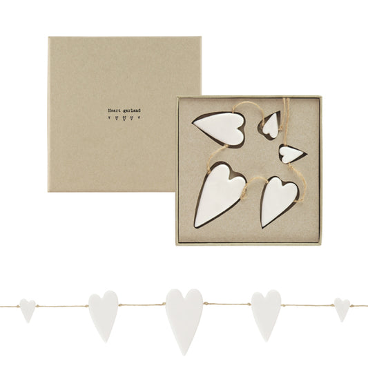 Porcelain Heart Garland image 0