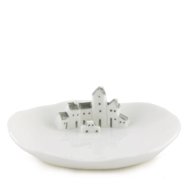 Porcelain Bowl with Houses image 2