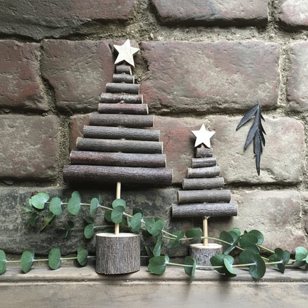 East of India Twig Christmas Trees