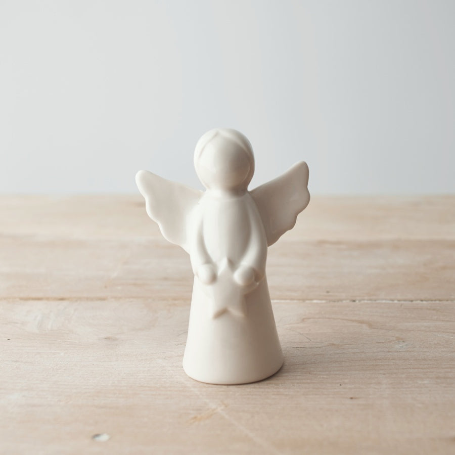 White Ceramic Angel image 1