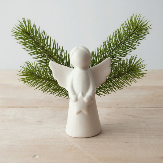 White Ceramic Angel
