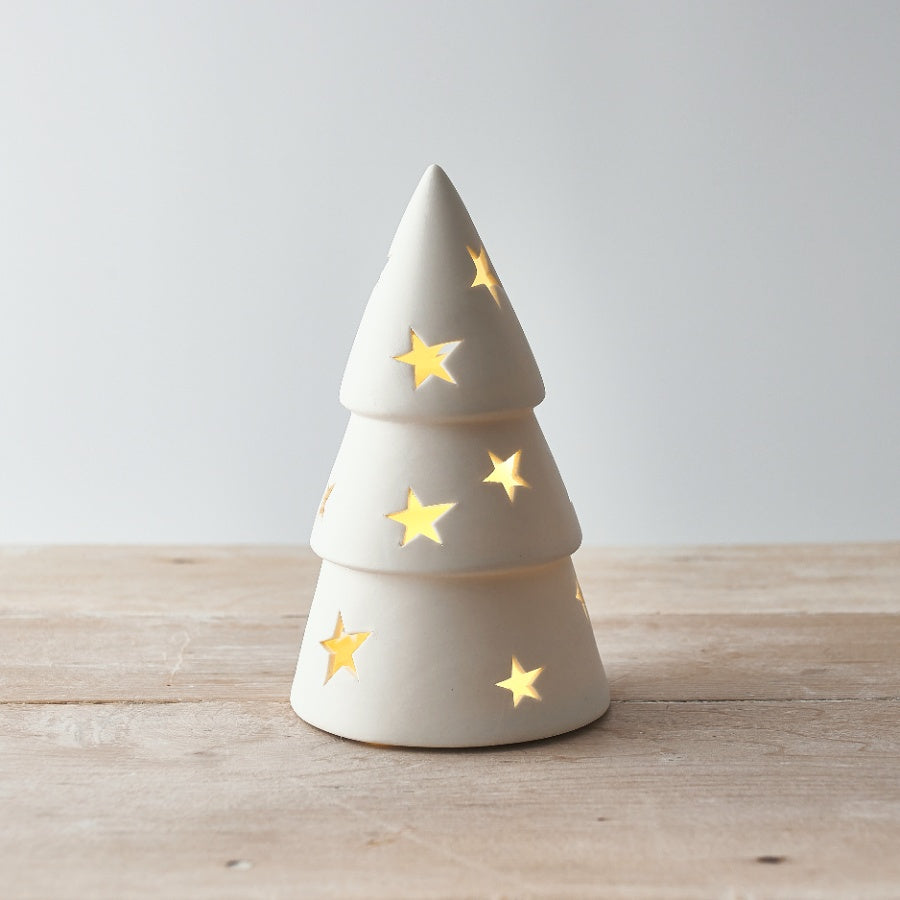 LED White Ceramic Tree image 0
