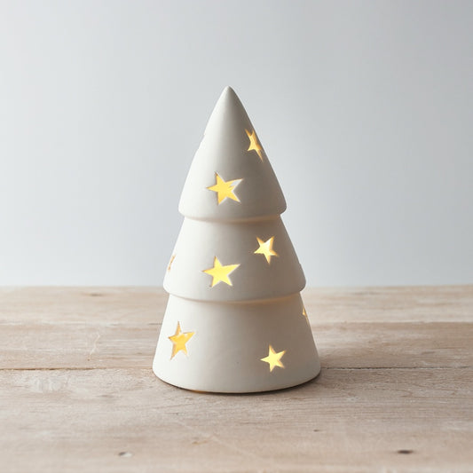 LED White Ceramic Tree image 0